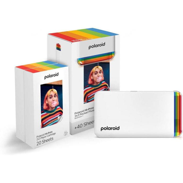 Imprimante photo portable POLAROID Everything Box Hi print 2x3 Gen 2 Blanc