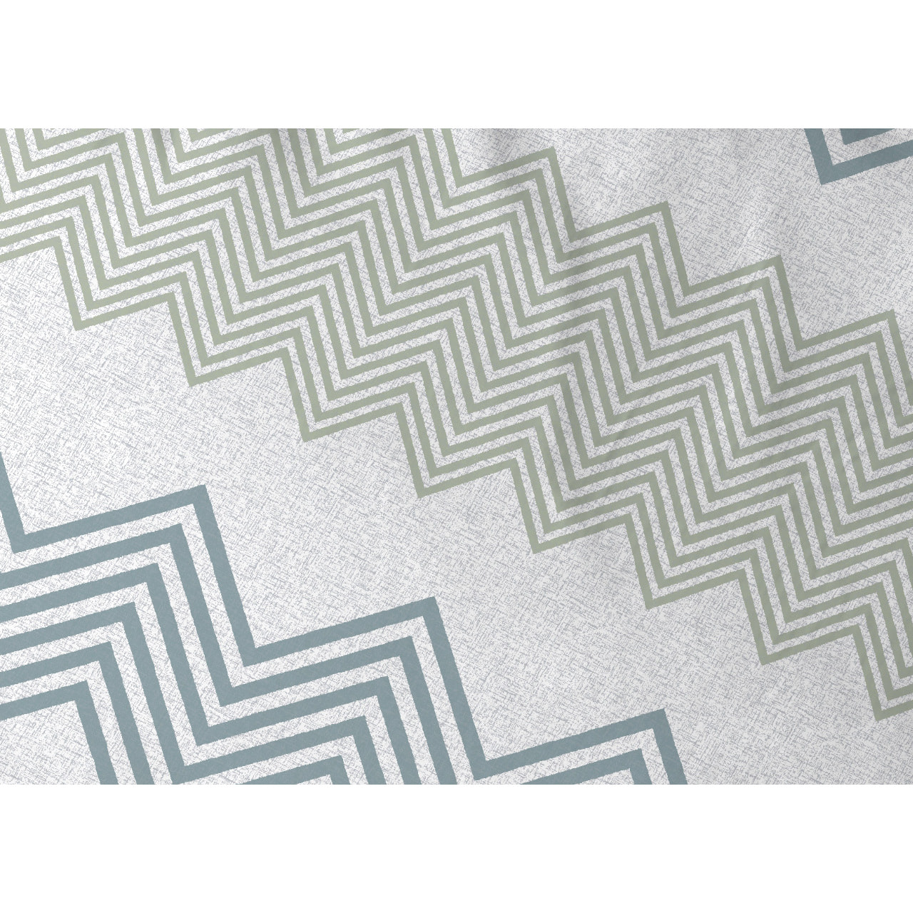 Copripiumino In 100% Cotone Disegno Zig Zag