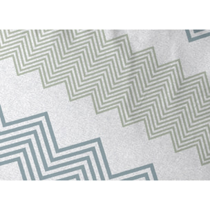 Copripiumino In 100% Cotone Disegno Zig Zag