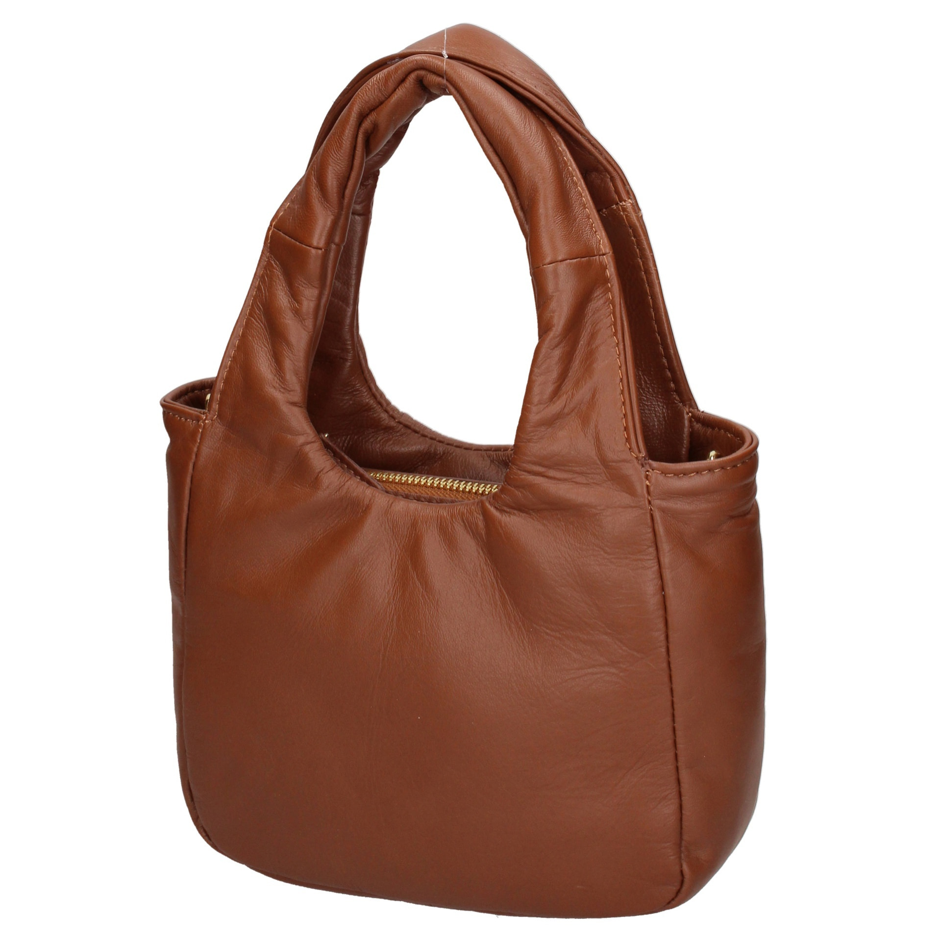 Borsa a mano da donna - Modello Virna - Vera Pelle - 17.0 x 24.0 x 8.0 cm