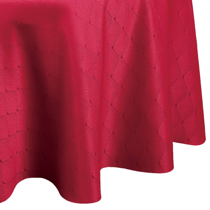 Nappe ronde extérieure esprit bord de mer - Rouge