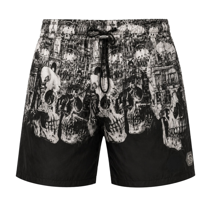 PHILIPP PLEIN Pantalones cortos SKULL