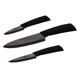 Set 3 couteaux Top Cook Black Ceramic
