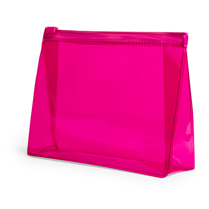 Beauty case da viaggio in PVC trasparente