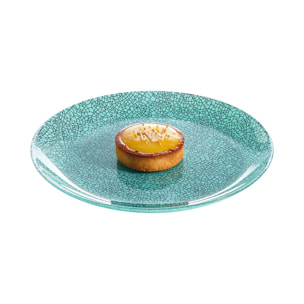 Assiette à dessert turquoise 20,5 cm Icy - Luminarc