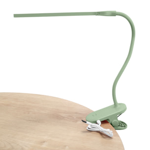Forlight Joy Lámpara de escritorio LED portatil. Cambio de intensidad y temperatura. Brazo flexible y ángulo variable. Verde.