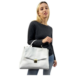 Bolso de Mano Cheval Firenze Aurora Max Blanco