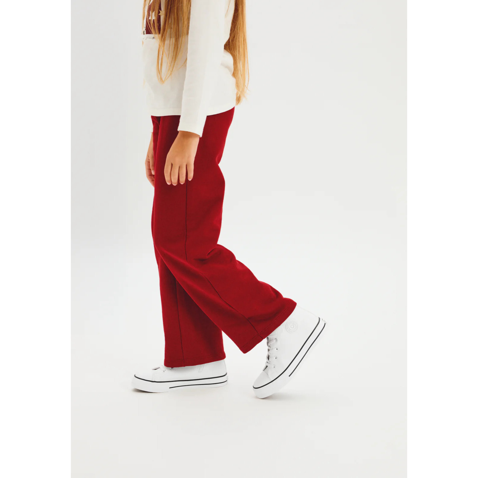 Zapatillas Altas de Niña Básicas Cremallera Interior