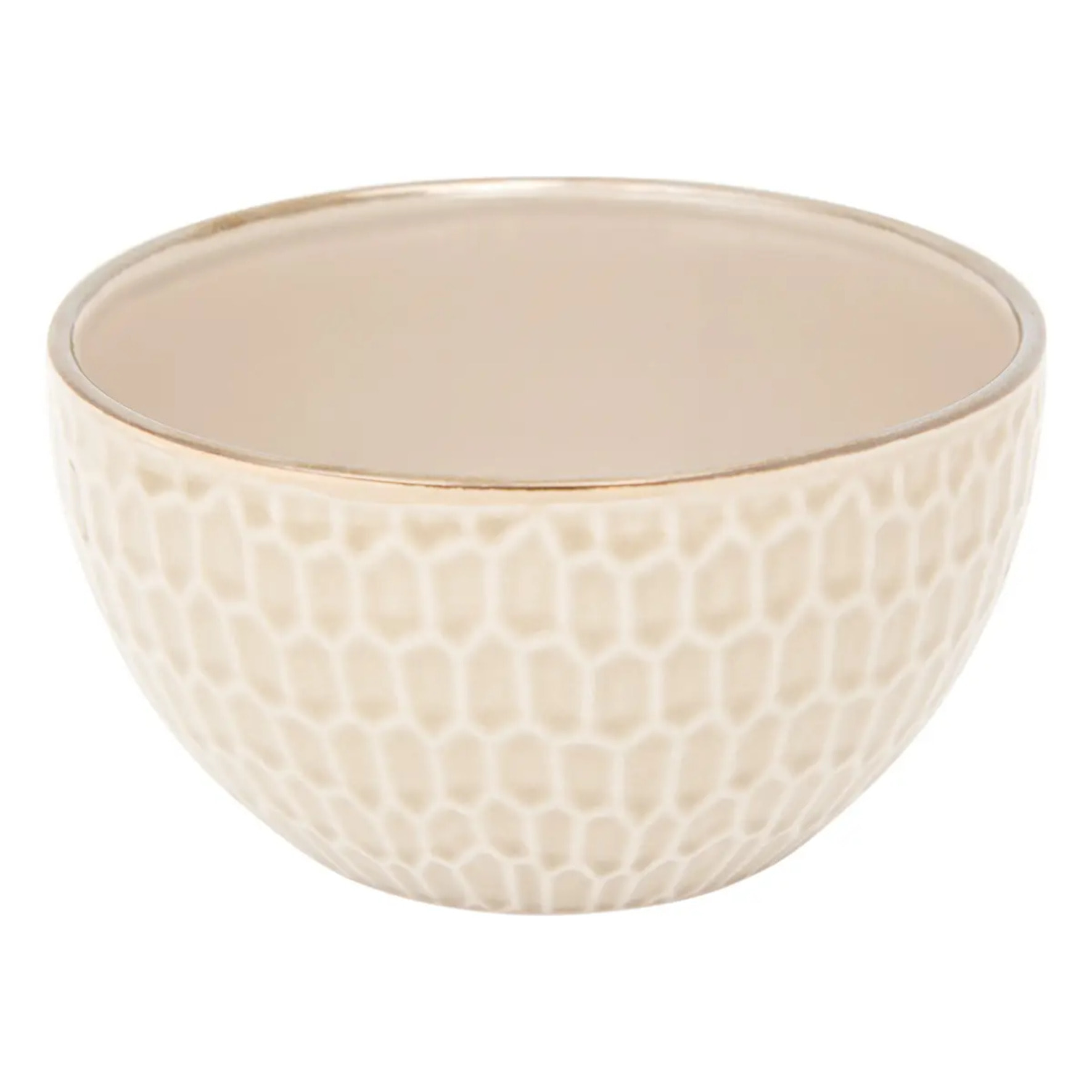 Bol à motifs Ella 65cl beige