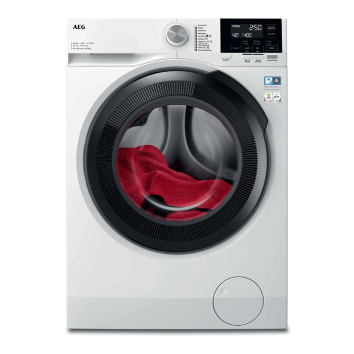 AEG Lavadora secadora de libre instalación Serie 7000 ProSteam® de 9.0 kg LWR7194M4B