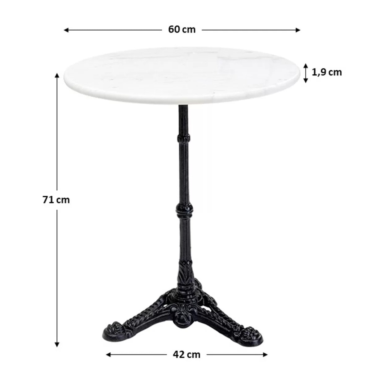 Ensemble de jardin Bistrot Montmartre beige Kare Design