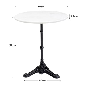 Ensemble de jardin Bistrot Montmartre beige Kare Design