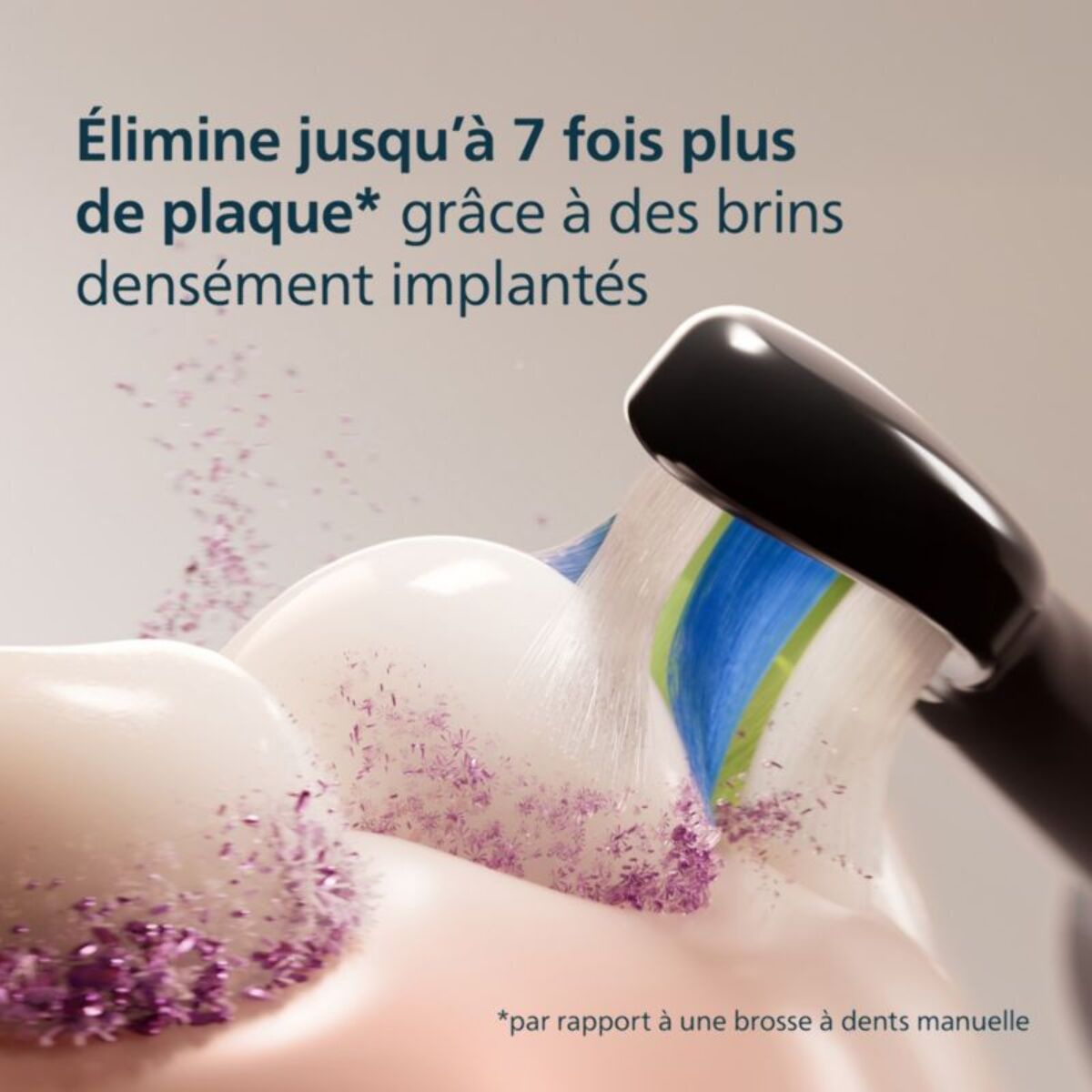 Brossette dentaire PHILIPS Sonicare lot de 6 - HX6066/88 black Optimal W2