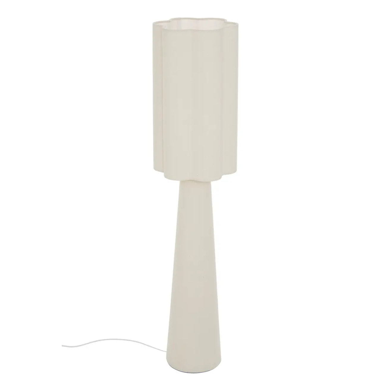 Lampadaire Blanca beige lin H124cm
