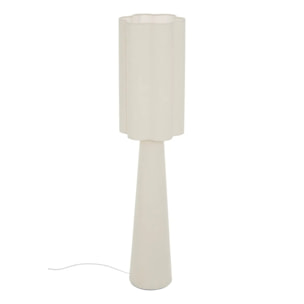 Lampadaire Blanca beige lin H124cm