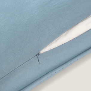 Funda de cuadrante acolchada rayas Dibeta color azul Poliéster