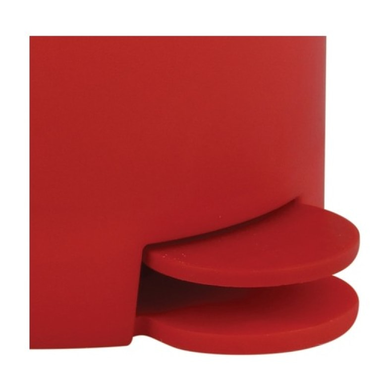 Poubelle à  pédale OSAKI 3L Rouge mat MSV