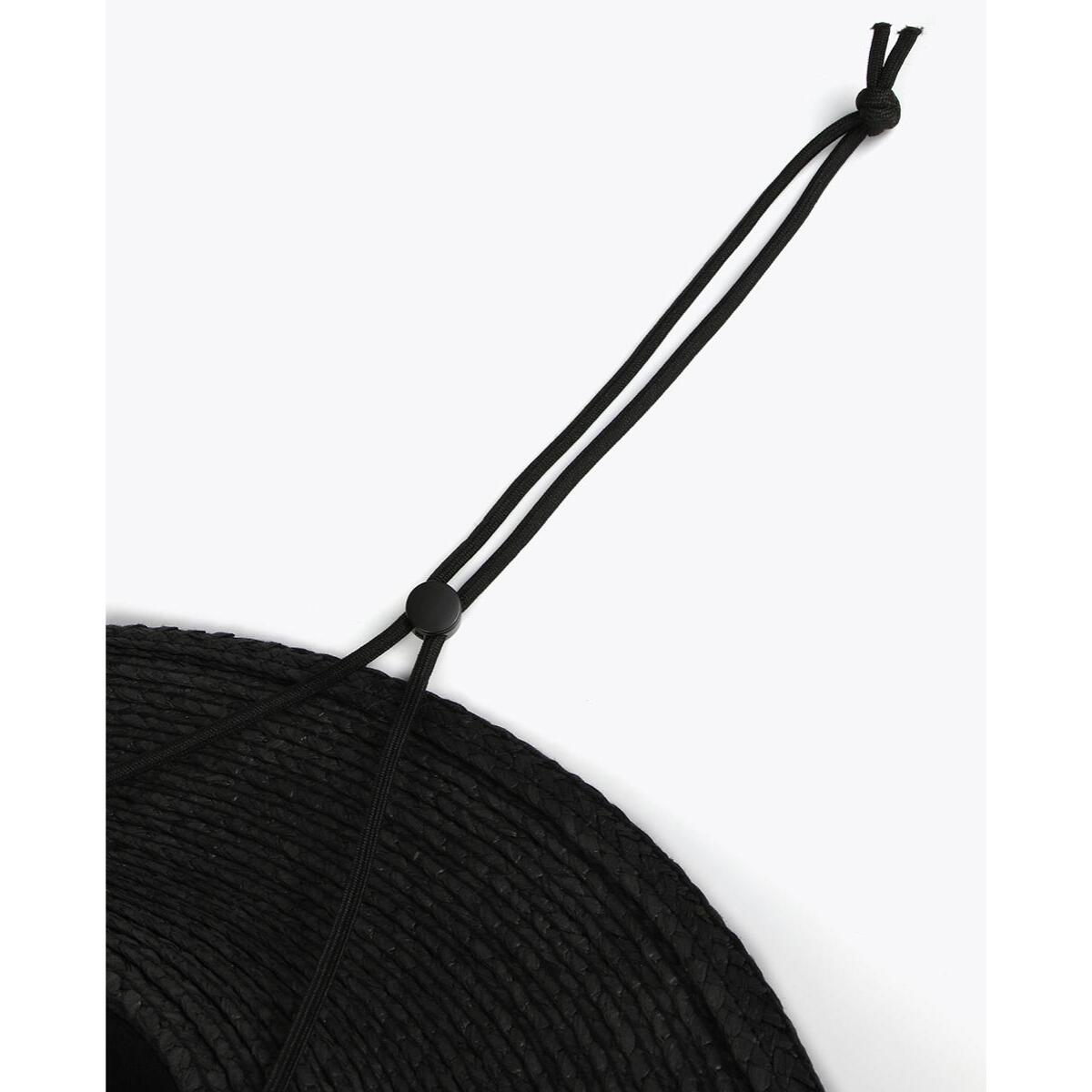 Cappello effetto cowboy in rafia