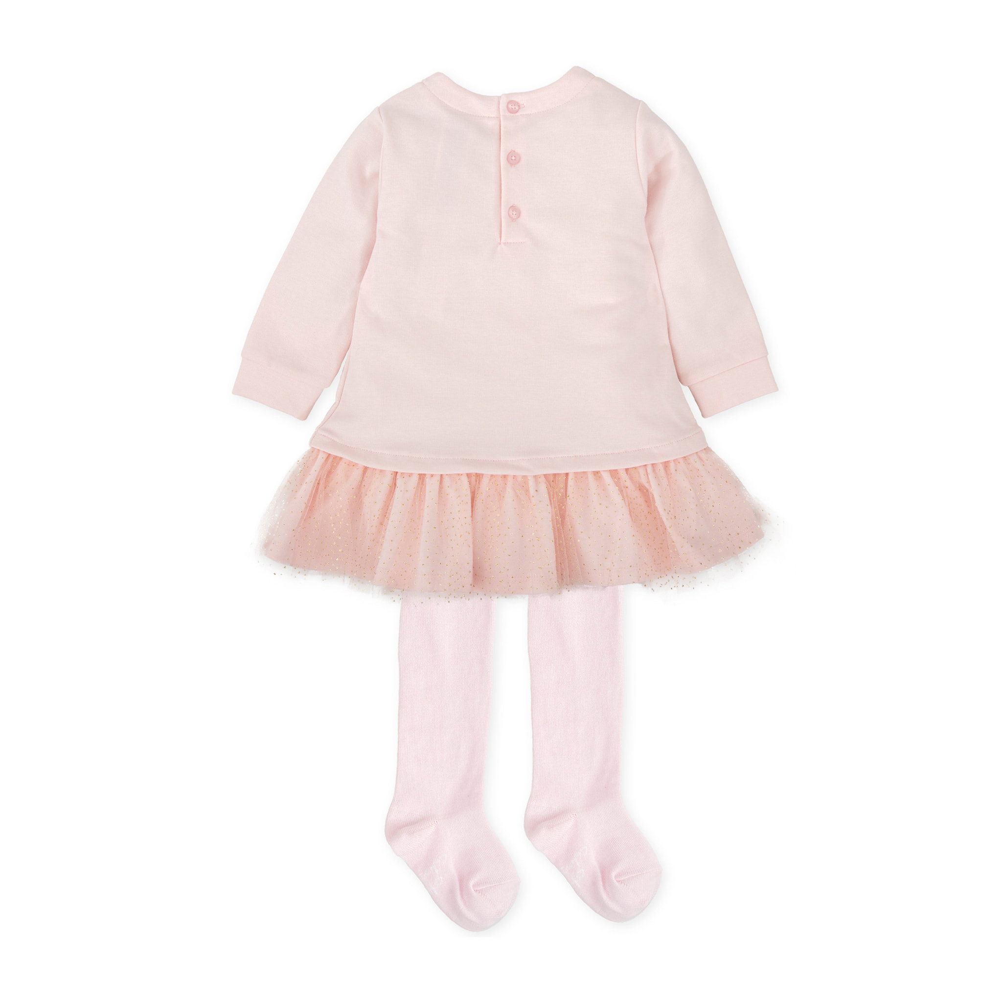 VESTIDO CON LEOTARDOS ROSA - Rosa