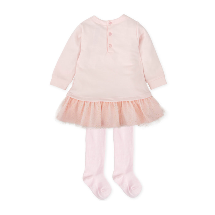 VESTIDO CON LEOTARDOS ROSA - Rosa
