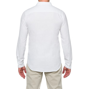 Camisa de lino Hot Buttered Saunders Blanco