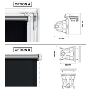 Enrollable CLIP&FIX Opaco Reflect Negro