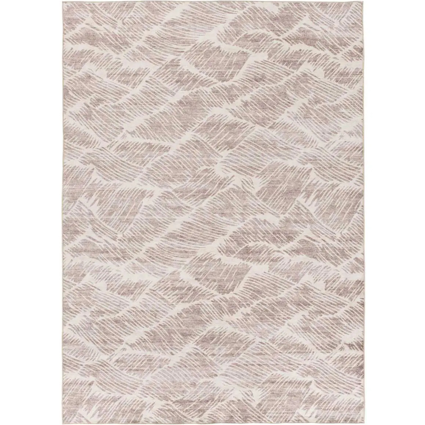 Alfombra impresa estilo abstracto en tonos tierra Class, varias medidas disponibles