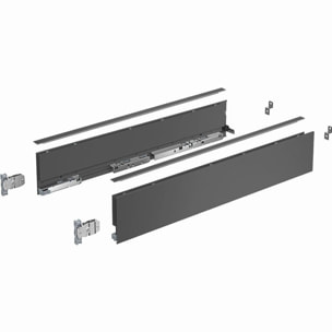 Profil Avantech You L.450 x H.101 mm HETTICH Anthracite set - 9255328