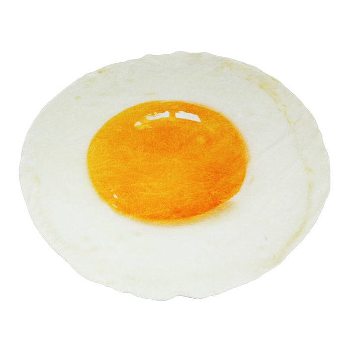 Coperta calda in flanella, 180 cm design Uovo Fritto