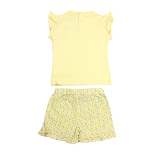 COMPLETO TSHIRT E SHORT VOLANT