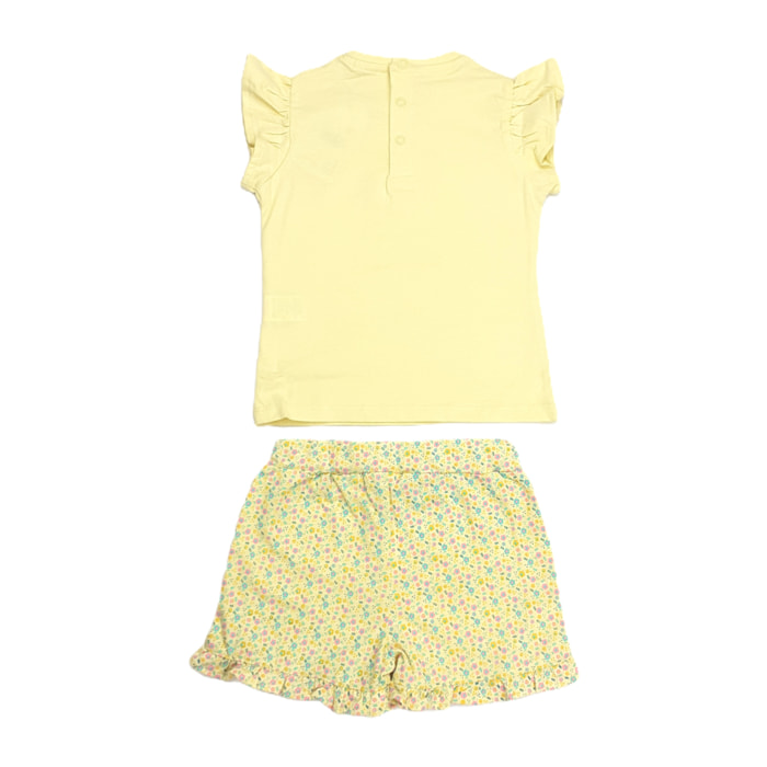 COMPLETO TSHIRT E SHORT VOLANT