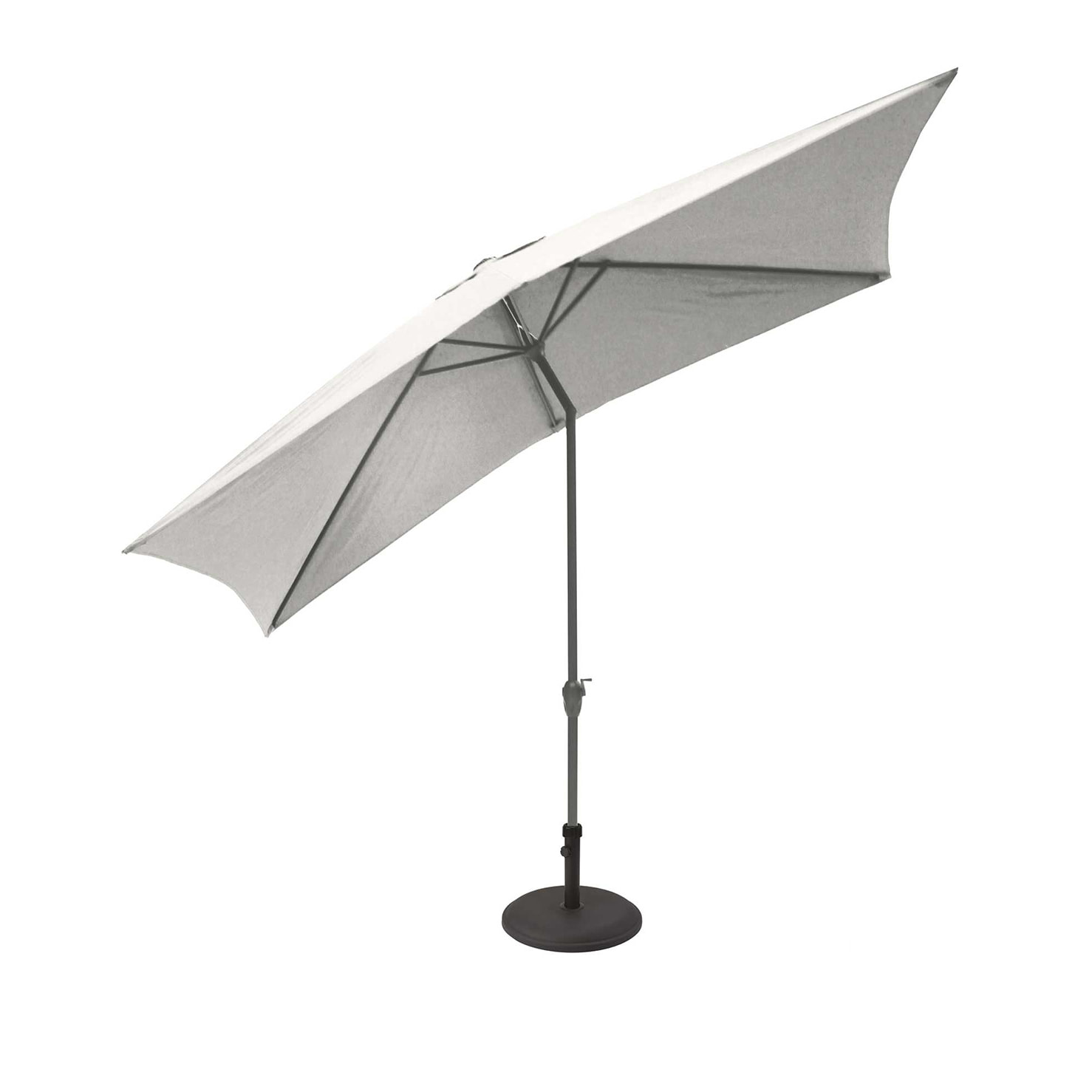 Parasol Centré et Inclinable 2 x 3 m - Ecru