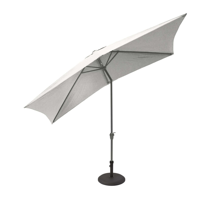 Parasol Centré et Inclinable 2 x 3 m - Ecru