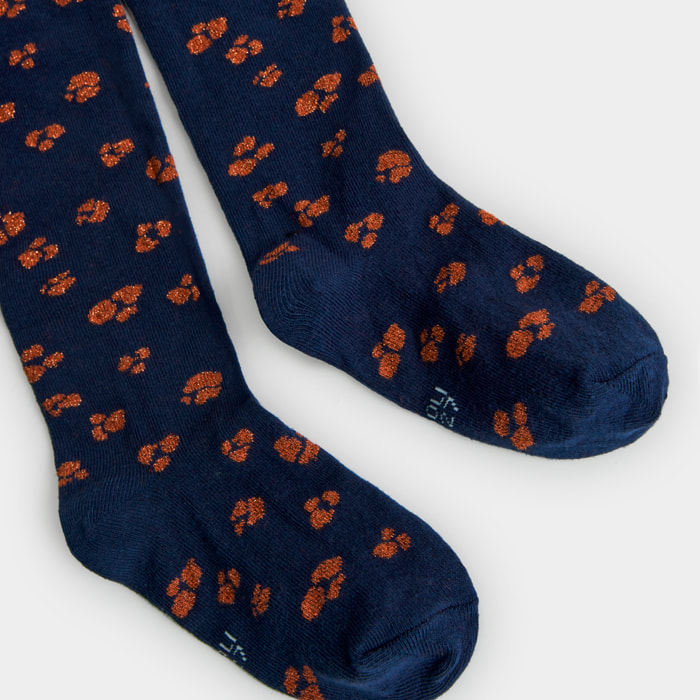 Leotardo jacquard de niña -BCI