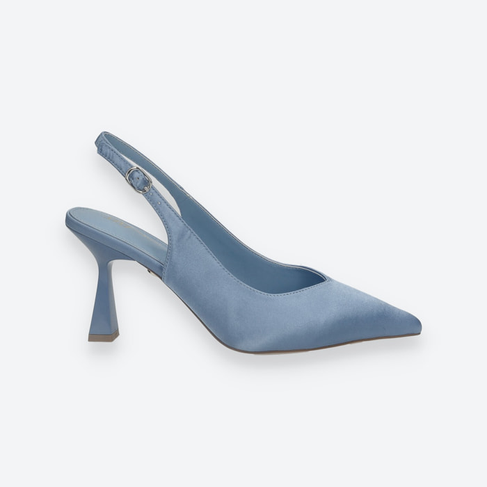 Décolleté sling back Donna Tata Italia Blu