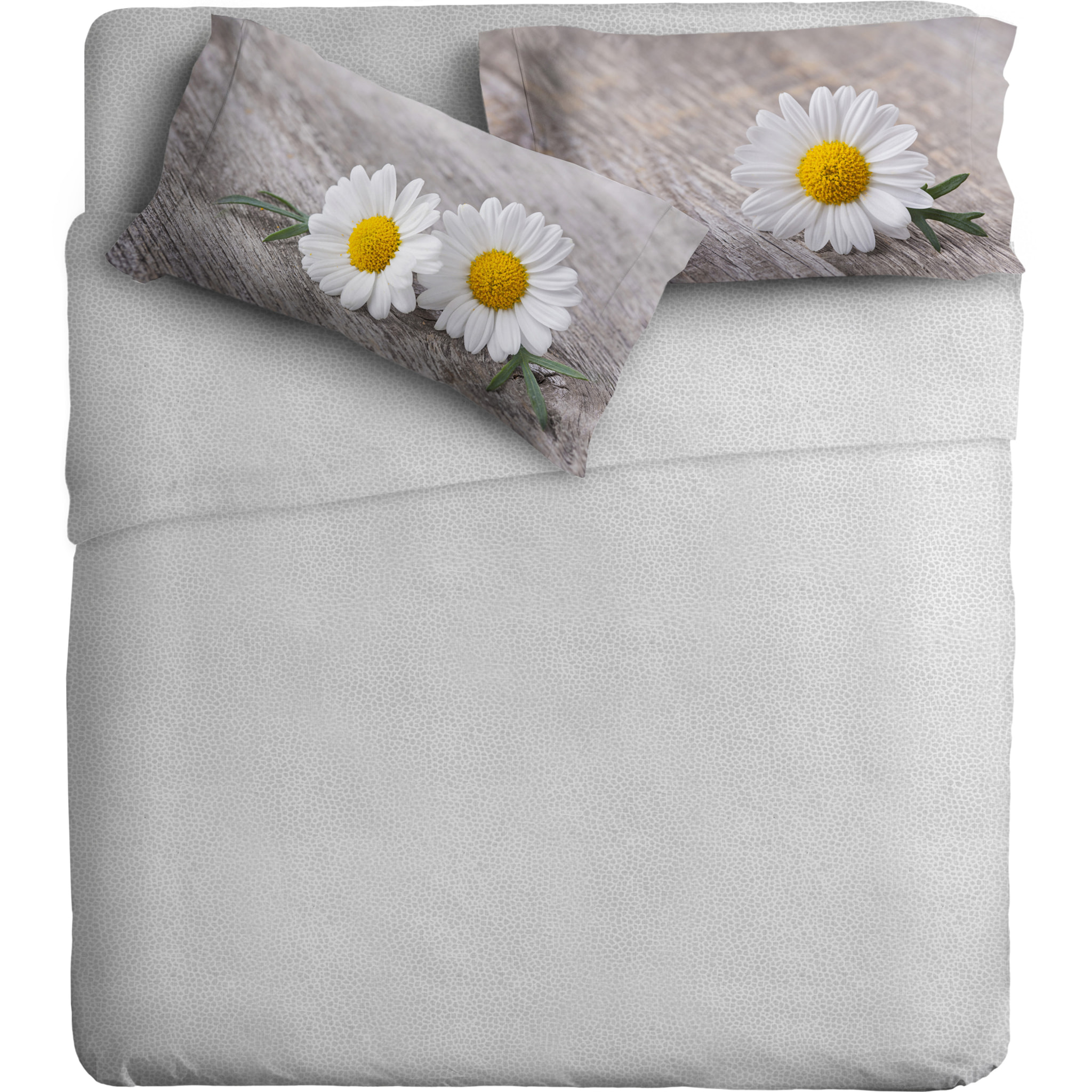 Completo letto fotografico Fine-Art IPERSAN Puro Cotone Camomilla