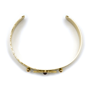 Pulsera de Onix acabada en oro amarillo de 18K- Nepai