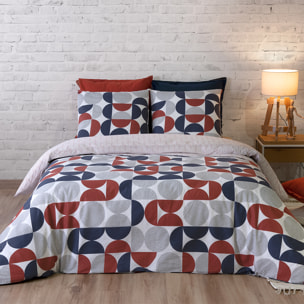 Parure Housse De Couette 3pcs 100% coton 57fils Moon