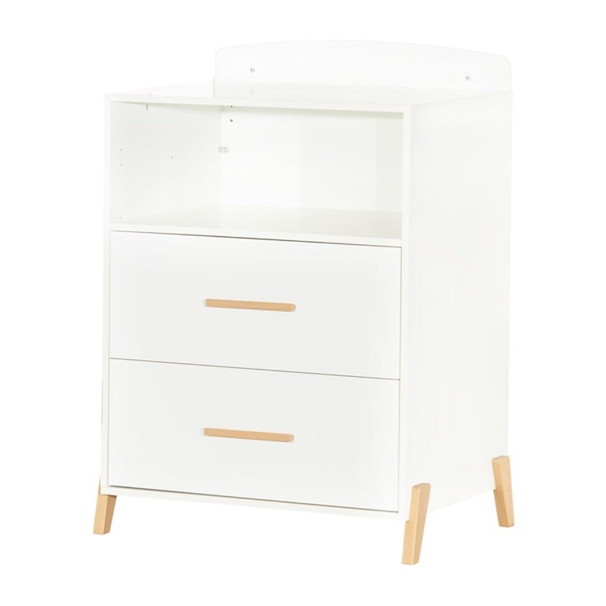 Lit Combiné Evolutif 120x60 en 90x190 en bois blanc