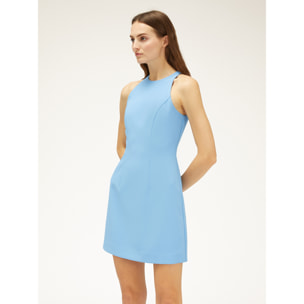 Motivi - Vestido mini de crepé - Light - blue