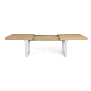 Tables à manger extensibles Brixton - Bois - Blanc