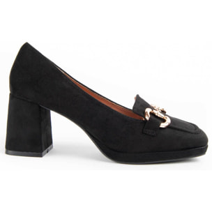 Zapato De Tacón - Negro - Altura: 7 Cm