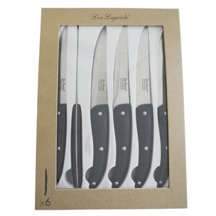 Prestige - Coffret 6 couteaux steak lame lisse