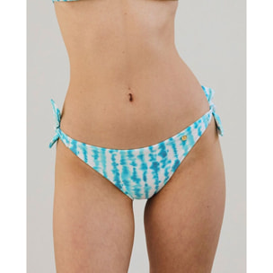 Braga de bikini clásica con lazos tie dye