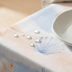 Nappe anti-taches SALINA SABLE - en 100 % coton