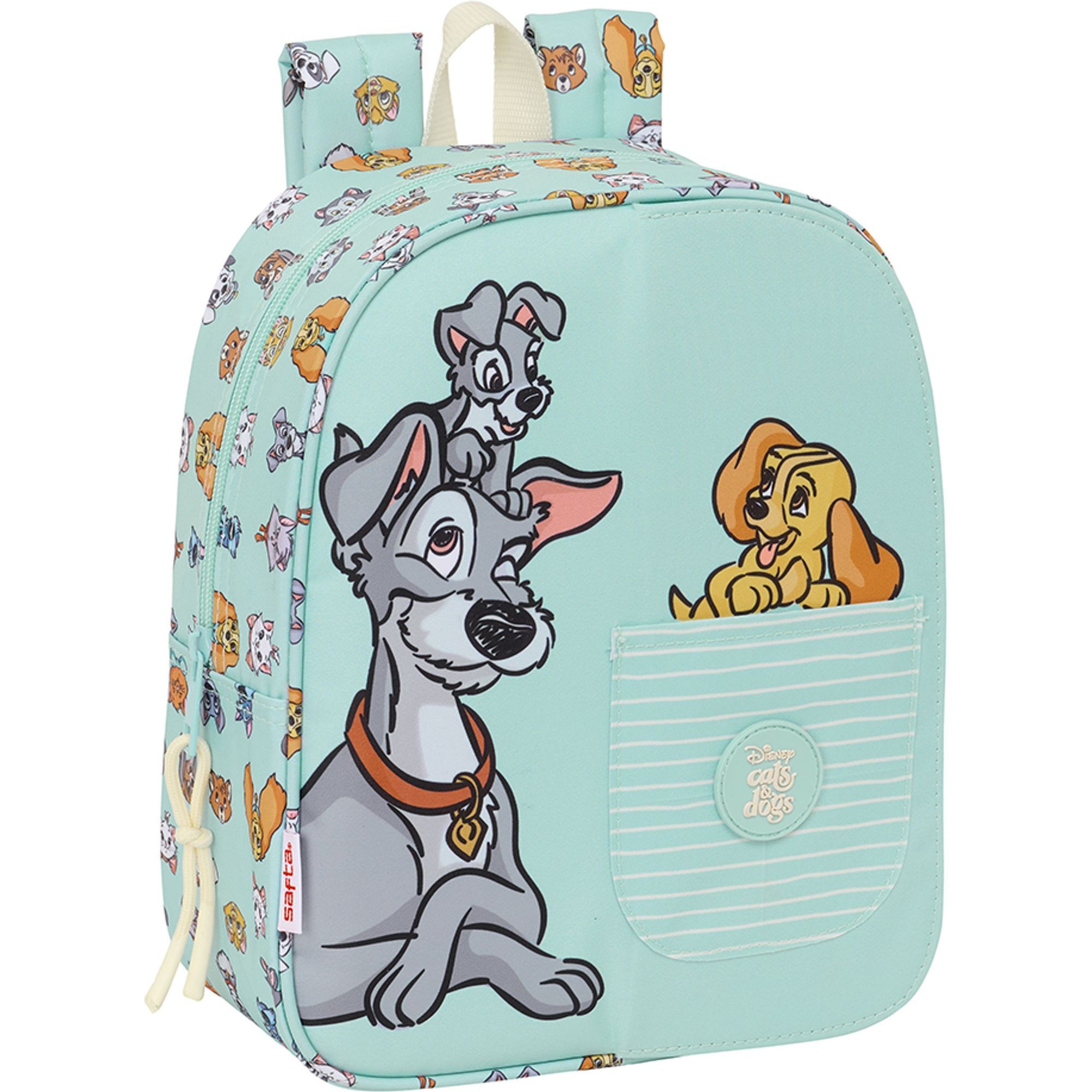 Mochila guarderia intercambiable cats & dogs