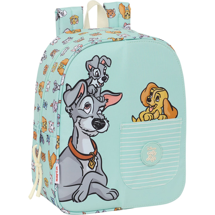 Mochila guarderia intercambiable cats & dogs