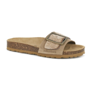 SANDALIA MALLORCA BABUNKERS MARRON