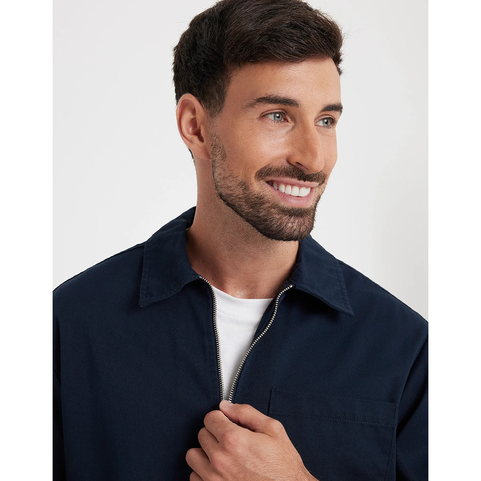 Cazadora Cremallera Azul Marino - Trimm