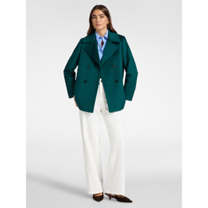 Elena Mirò - Abrigo cruzado - Verde